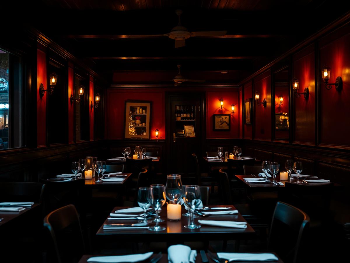 Gemütlicher Gastraum des italienischen Restaurants Da Luigi in Bremen